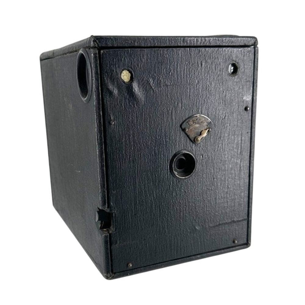 1917 Conley Model 1 Box Camera w/ 8 Glass Plates Vintage Collectible
